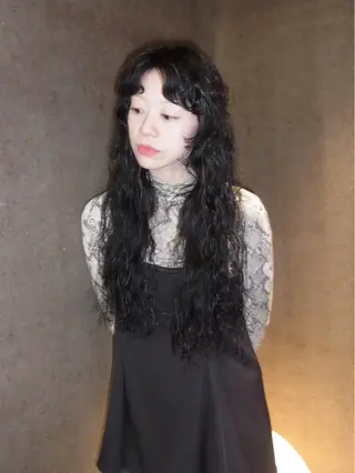 ロング パーマ 新宿/ボブ/モード 茉樹@pullnocのヘアスタイル