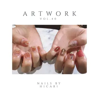 ショート カラー キッズ ネイル マツエク・マツパ illum hicariのネイルデザイン