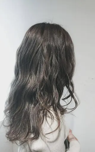 ロング ヘアアレンジ カラー スタイリスト 川添 のヘアスタイル