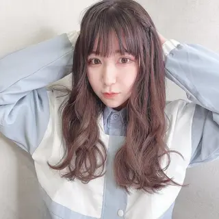 ロング sweep˖ ࣪⊹ ルカ┊ケアブリーチのヘアスタイル