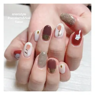 ミディアム ネイル 👑enen style👑のネイルデザイン