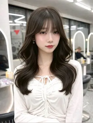 ロング カラー ANRI🎀 福岡美容師/韓国🎀のヘアスタイル