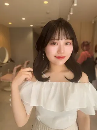 セミロング カラー ✂️似合わせの魔術師 石田一樹✂️のヘアスタイル