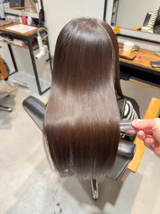 ロング 丹羽大喜 縮毛矯正/美髪矯正のヘアスタイル
