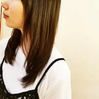 セミロング 美谷添(ミヤゾエ) まどか大人ヘアサロンのヘアスタイル