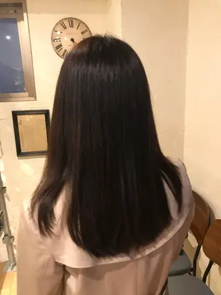 ロング 青木 啓輔のヘアスタイル
