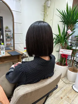ショート 髪質改善個室サロン' 白髪ぼかし・縮毛矯正のヘアスタイル