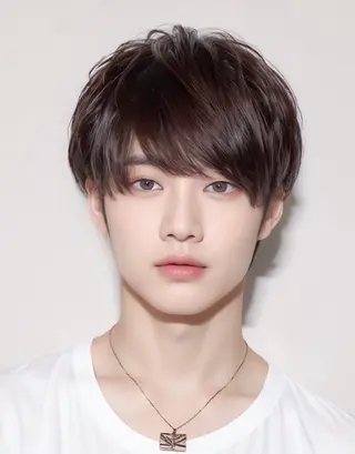 ショート メンズカット/透明感 カラー/河端悠花のヘアスタイル