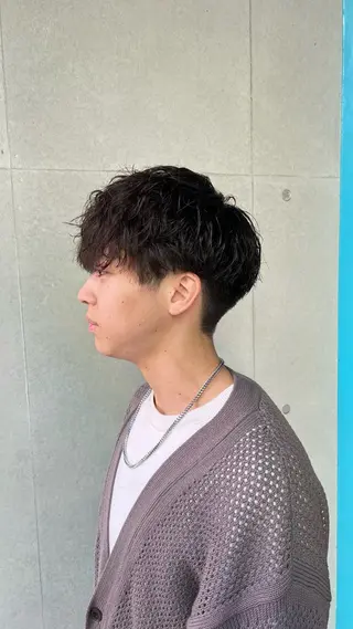 ショート パーマ メンズ 湘南のパーマ職人 🔥清水琉葵🔥のヘアスタイル