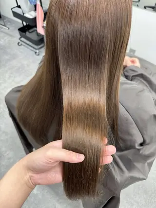 ロング 髪質改善メニュー 長井 美佐子のヘアスタイル