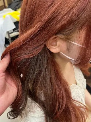 カラー まさき✂︎ブリーチ／ デザインカラーのヘアスタイル