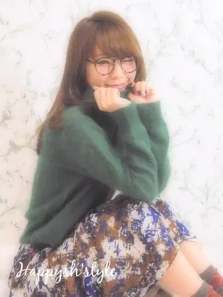 ロング カラー 藤本 憲吾のヘアスタイル