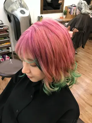 カラー TARO／ツヤ髪・ ブリーチ毛矯正特化✨のヘアスタイル