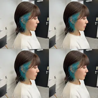 ショート カラー ✨縮毛矯正✖︎顔周り レイヤー✨ナカムラのヘアスタイル