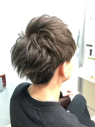 カラー メンズ 吉田 凌也のヘアスタイル