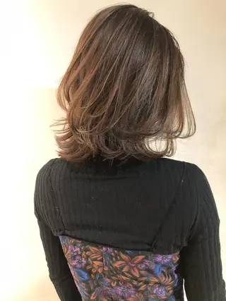 ショート カラー 上品な大人レイヤー 🍀渋谷🍀濱口敬太のヘアスタイル