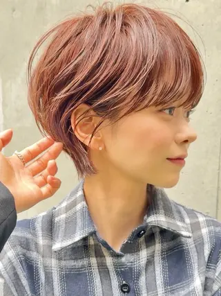 ショート カラー ショート/ボブ/ 髪質改善🍒hiyuのヘアスタイル