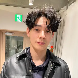 パーマ メンズ メンズ指名no'1 佐藤　亘のヘアスタイル