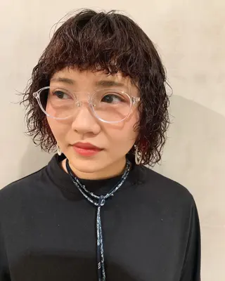 ショート パーマ 優作 〜圧倒的信頼〜のヘアスタイル