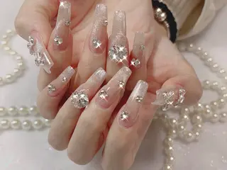 ロング 齋藤 はなのネイルデザイン