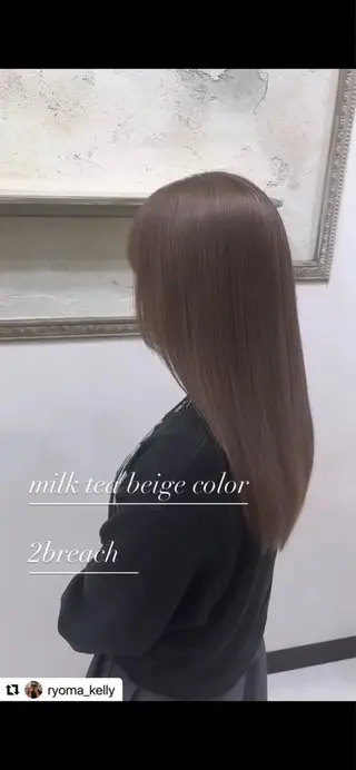 カラー 西村 遼馬のヘアスタイル