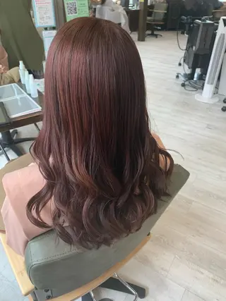 セミロング カラー 中野  淳のヘアスタイル