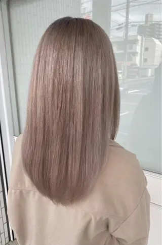 セミロング カラー 杉田 健太のヘアスタイル