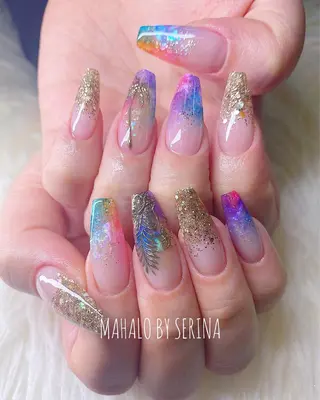 セミロング ネイル SUNNY BAE. SERINAのネイルデザイン