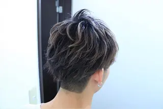 ミディアム カラー メンズ soins de MaLilyのヘアスタイル