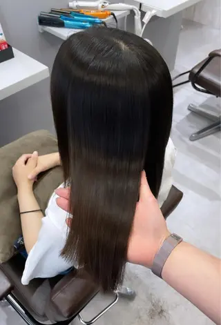 ミディアム 髪質改善/縮毛矯正 /青山 早希🐾のヘアスタイル