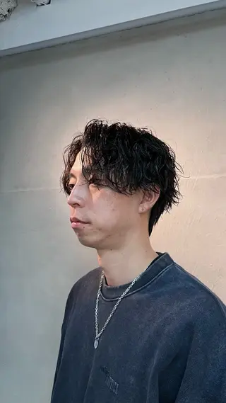 ショート パーマ メンズ 💥メンズパーマ /表参道/モント💥のヘアスタイル