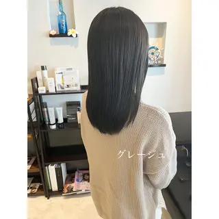 ミディアム カラー 坂井田 浩樹のヘアスタイル