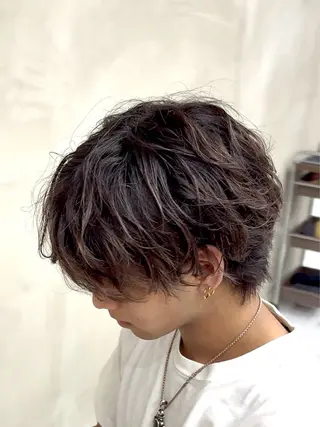 ショート パーマ メンズ GRANDEUR ryuのヘアスタイル