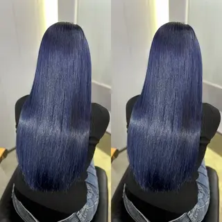 ロング カラー 髪質改善🩵縮毛矯正 代々木/木下のヘアスタイル