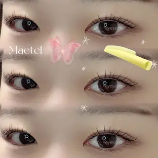 マツエク・マツパ 🦢amii 鷲田のマツエク・マツパデザイン