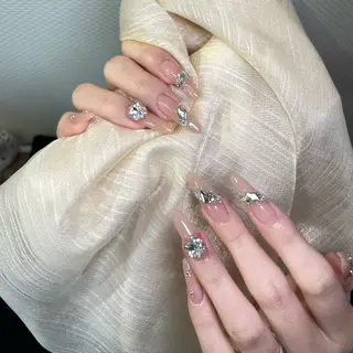 ネイル By moonネイル 🌷ワンホン/韓国風のネイルデザイン