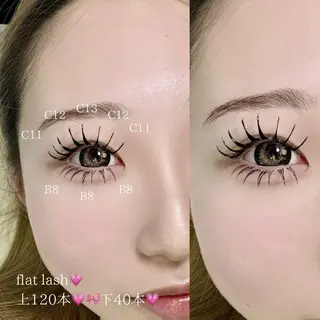 マツエク・マツパ 大阪福島韓国束感まつ げ Sayaka🤍のマツエク・マツパデザイン