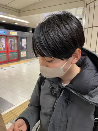 ショート メンズ メンズパーマ/カラー /須藤　大貴のヘアスタイル