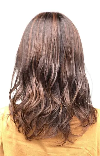 セミロング 菊池 幹のヘアスタイル