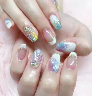 ネイル MoonNail ユリ🌸のネイルデザイン