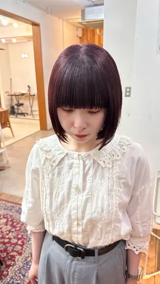 ショート カラー 🪭risa 暖色/レイヤー🪭のヘアスタイル