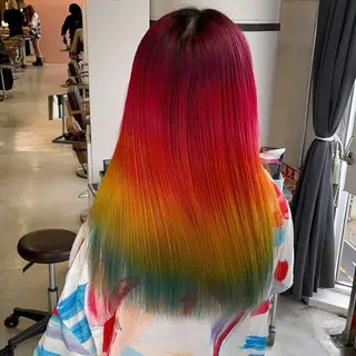 ロング 派手髪支持率No1 Eisukeのヘアスタイル