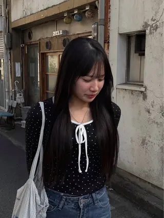 ロング SLASHスラッシュ 片野さくらのヘアスタイル