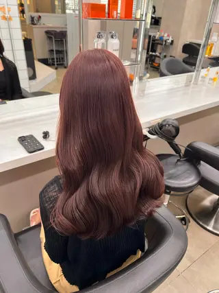 セミロング 💖札幌カラー 指名No.1💖玲奈のヘアスタイル