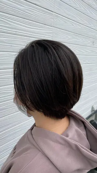 ショート ビヨウシツトリコ よねたにみなのヘアスタイル