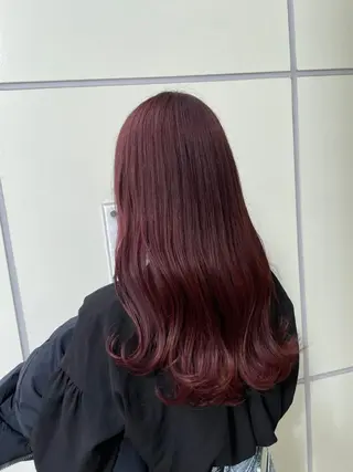 ロング カラー パーマ ヘアアレンジ newi 川崎店のヘアスタイル