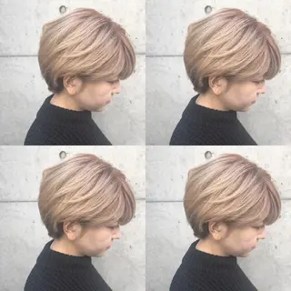 ショート カラー パーマ ヘアアレンジ メンズ キッズ ネイル マツエク・マツパ M字・前髪割れ 改善メンズ特化/栢沼のヘアスタイル