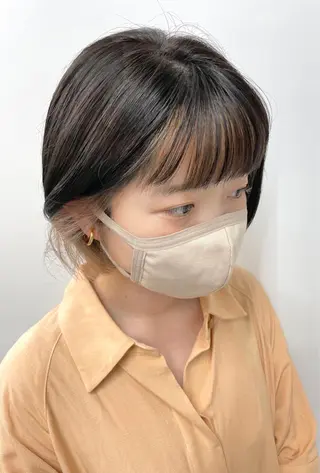 ショート カラー 美髪矯正・レイヤー 倉友哉のヘアスタイル