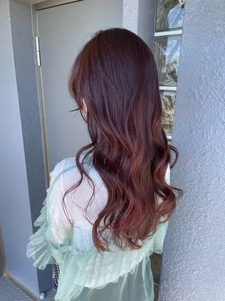 ロング カラー shiba tomomiのヘアスタイル