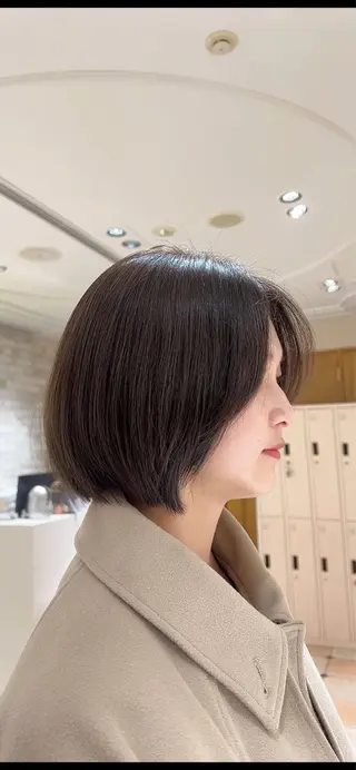 ショート 新宿グレージュ藤田 大樹のヘアスタイル